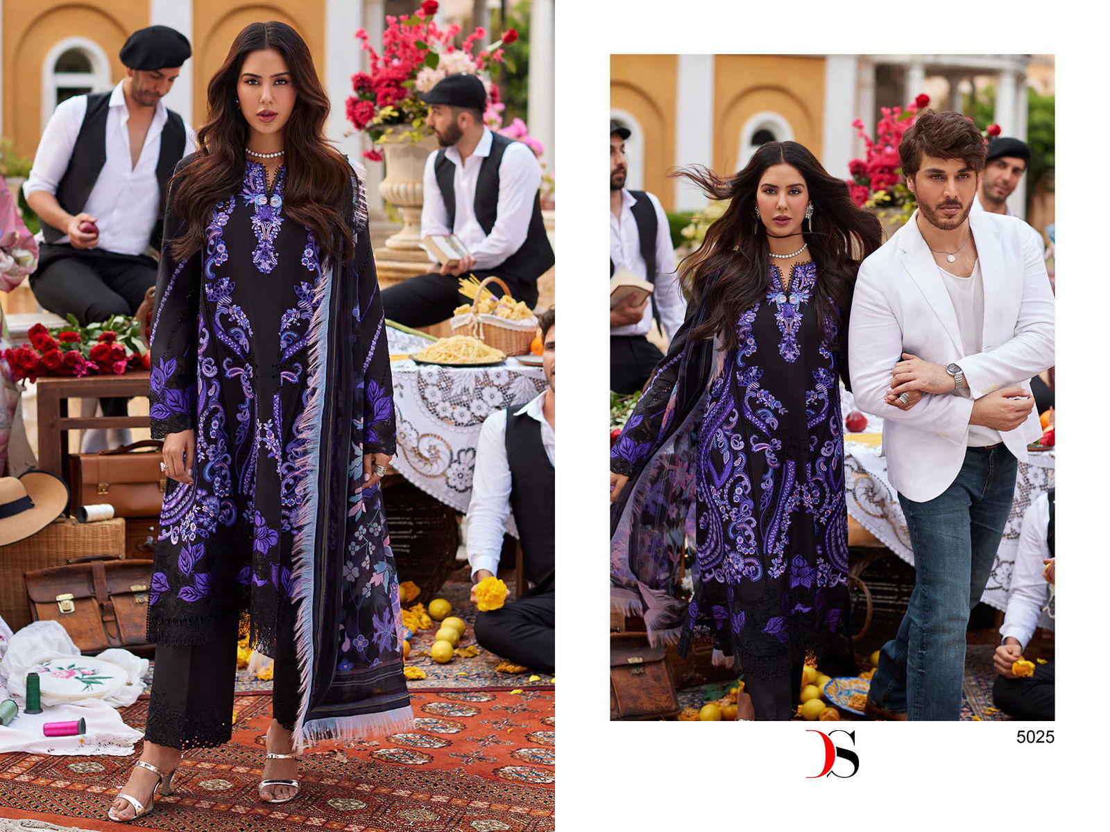 Mush Q By Deepsy Heavy Embroidery Cotton Pakistani Suit Wholesale Clothing Suppliers In India
